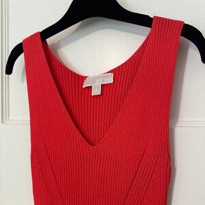 Michael Kors knit v-neck shift dress - size S